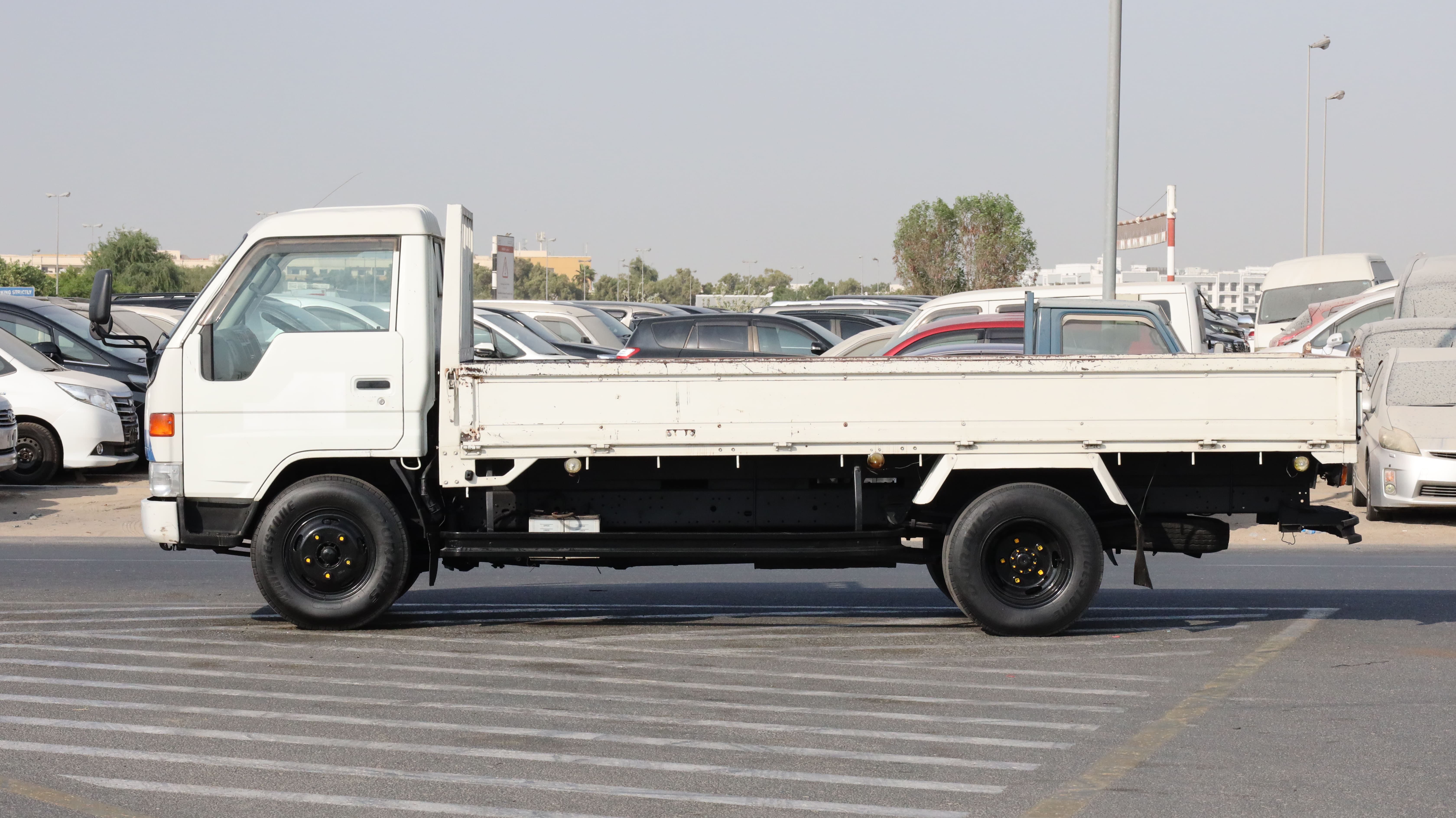 Toyota Toyoace  White & Blue Flatbed Truck