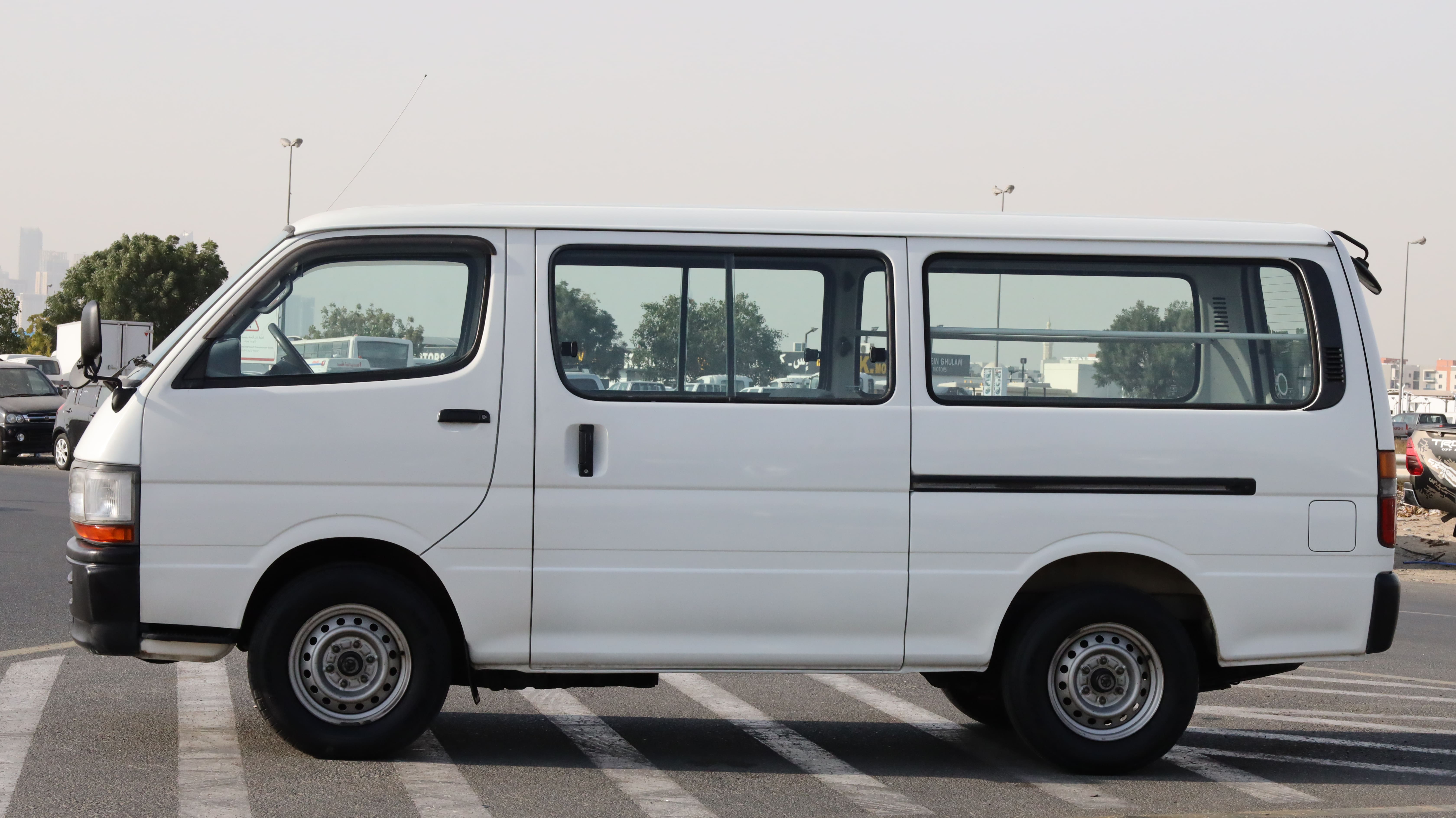 Toyota HiAce White Commercial Passenger Van
