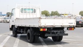 Mitsubishi Canter White Flatbed Truck