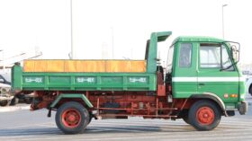 Nissan Diesel Flatbed Truck Green